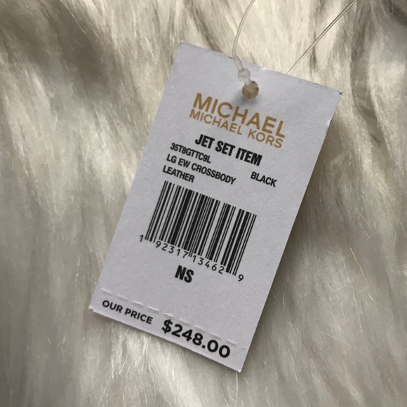 Michael Kors Jet Set Large Black Crossbody Bag - Picture 8 of 8